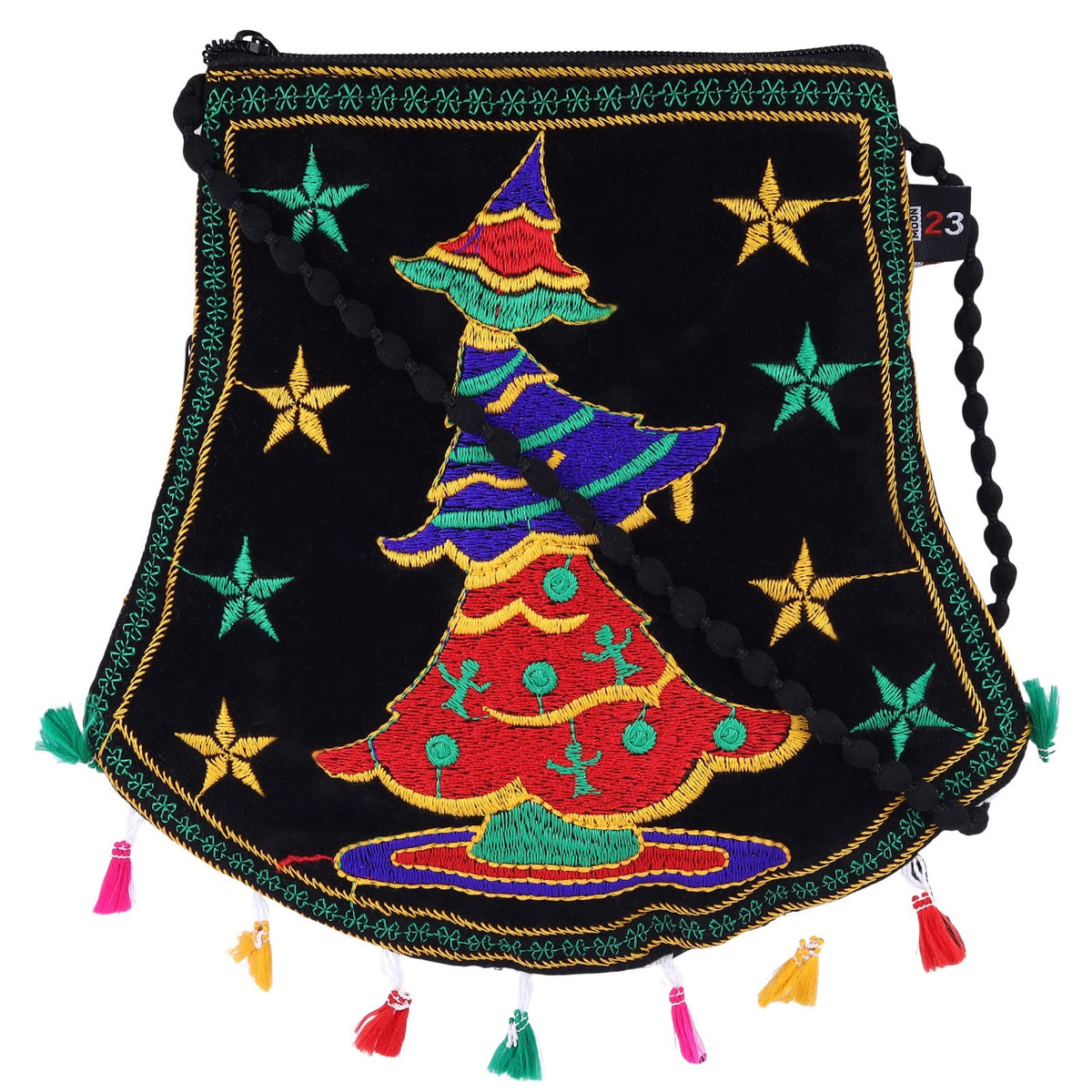 Boho Embroidered Side Bag