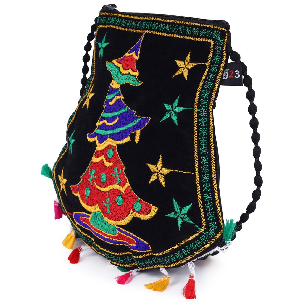Boho Embroidered Side Bag