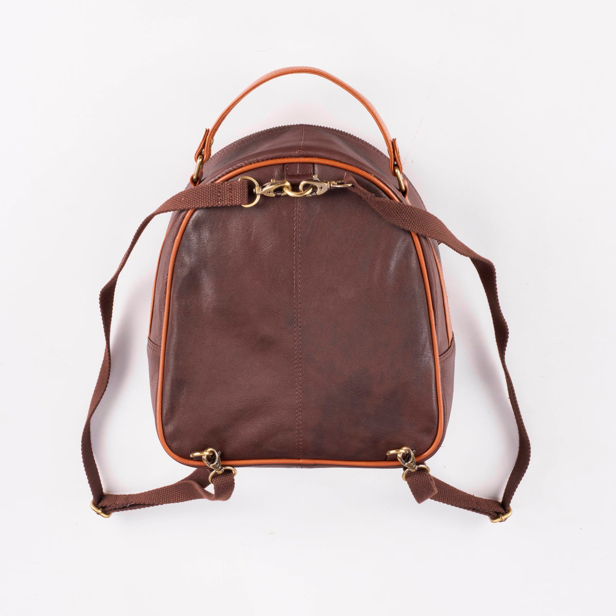 The Cognac Crest Mini Bag