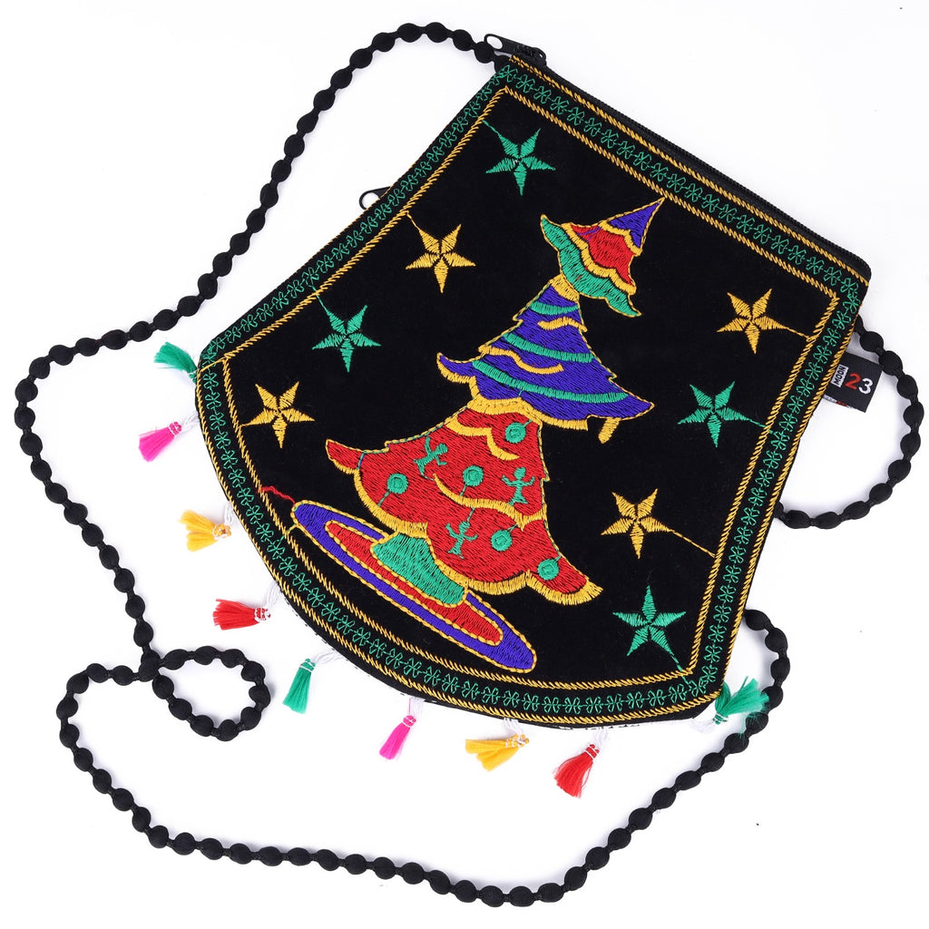 Boho Embroidered Side Bag