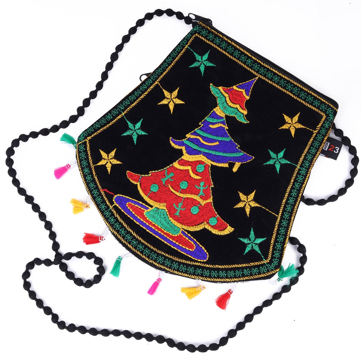 Boho Embroidered Side Bag