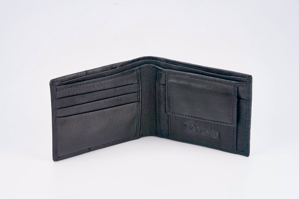 Cross Weave Wallet – Black