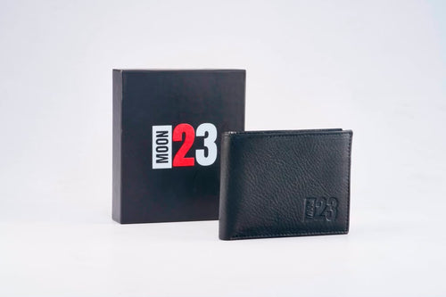 Classic Leather Wallet Black with gift box
