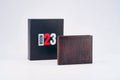 Classic Leather Wallet Brown with Moon23 gift box
